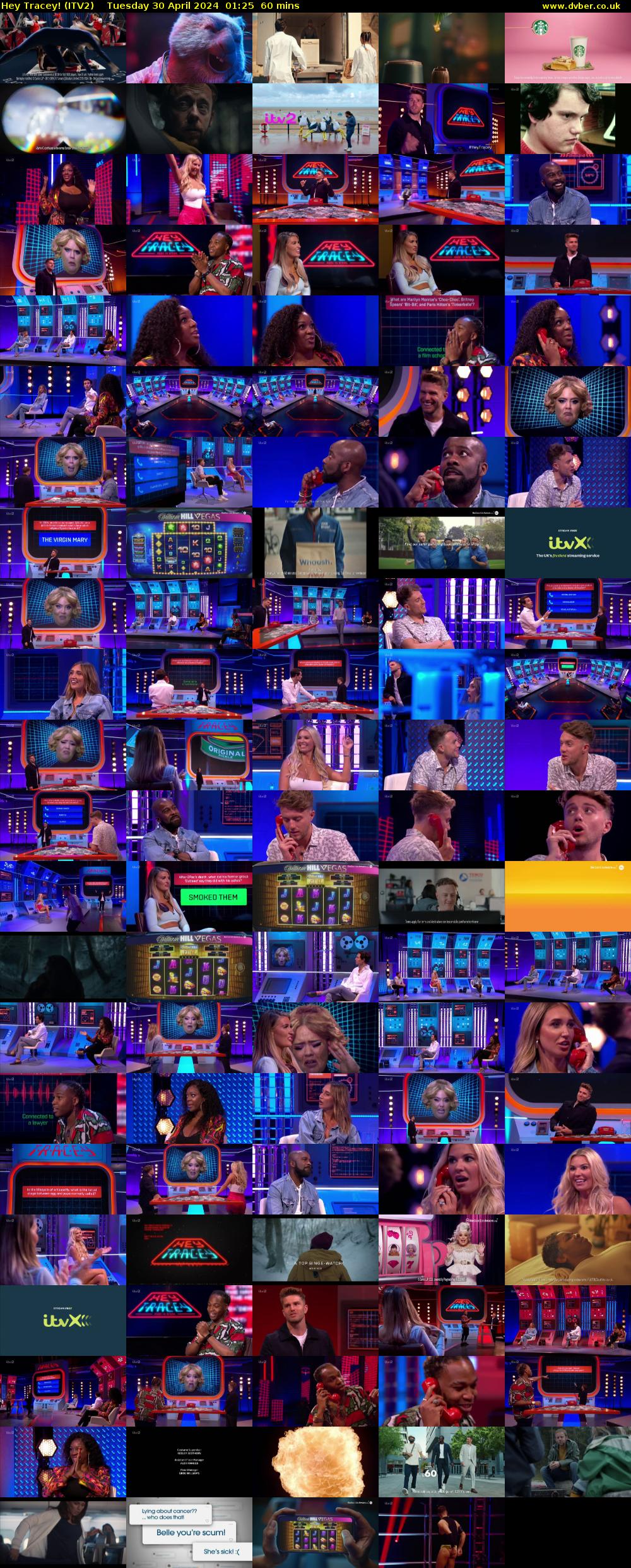 Hey Tracey! (ITV2) Tuesday 30 April 2024 01:25 - 02:25