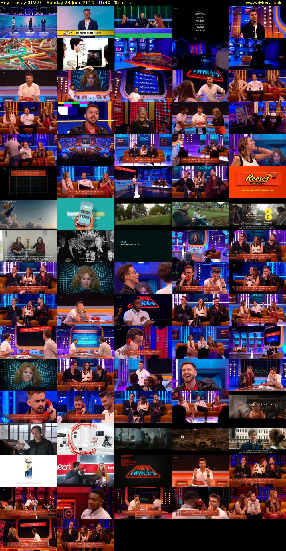 Hey Tracey (ITV2) Sunday 23 June 2019 01:40 - 02:25