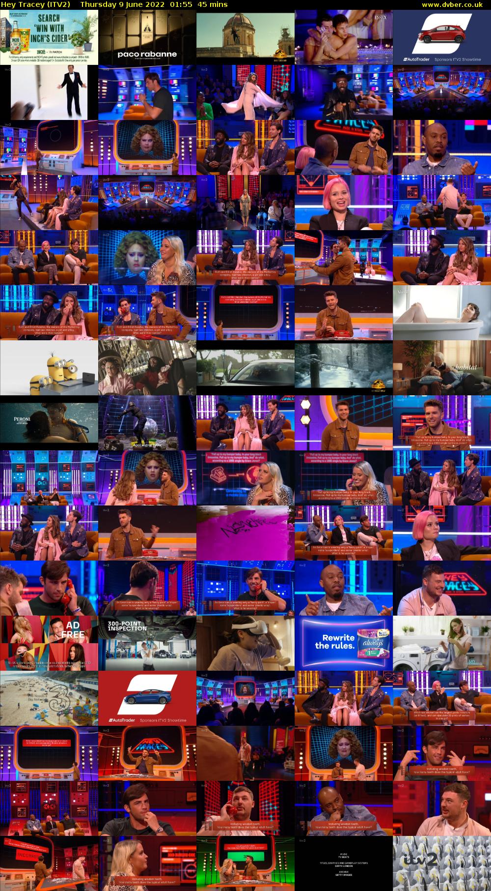 Hey Tracey (ITV2) Thursday 9 June 2022 01:55 - 02:40