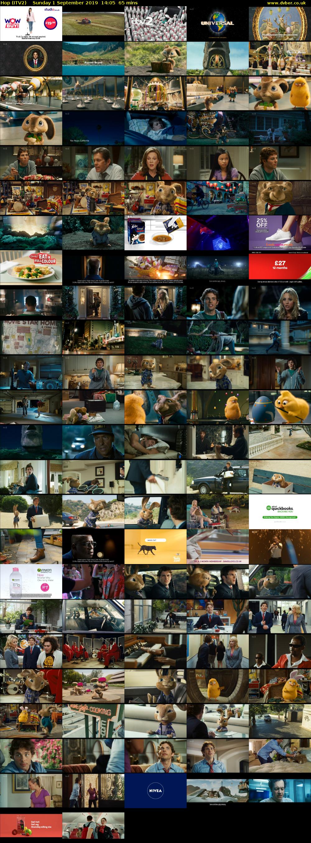 Hop (ITV2) Sunday 1 September 2019 14:05 - 15:10
