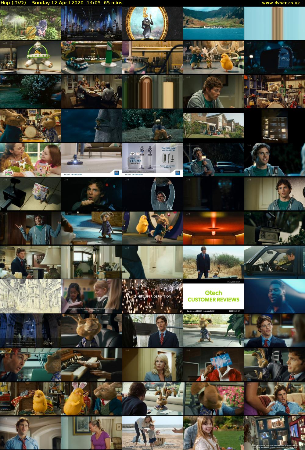 Hop (ITV2) Sunday 12 April 2020 14:05 - 15:10
