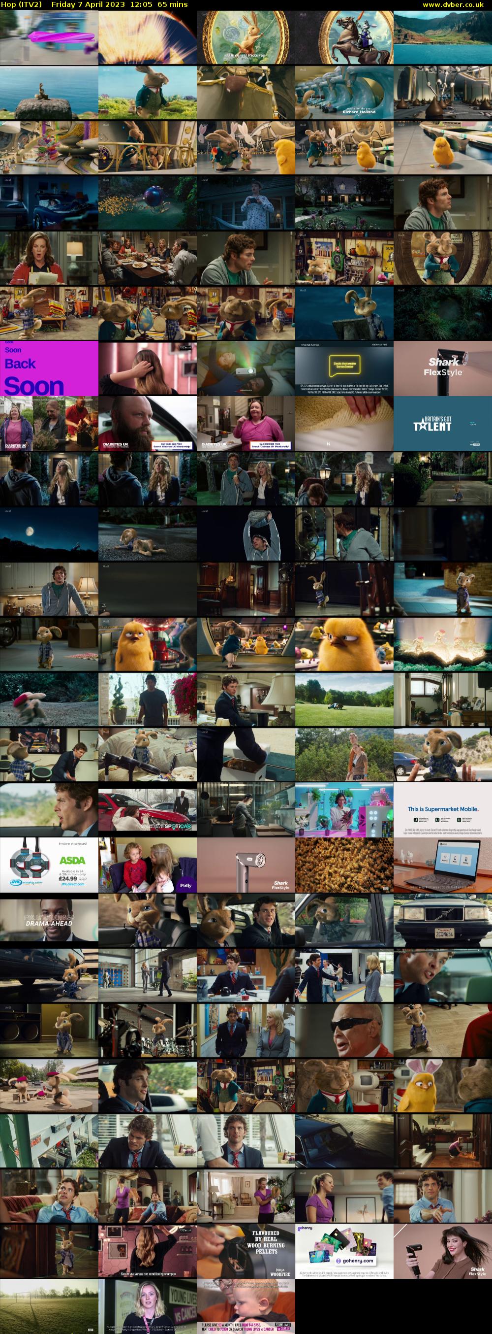 Hop (ITV2) Friday 7 April 2023 12:05 - 13:10