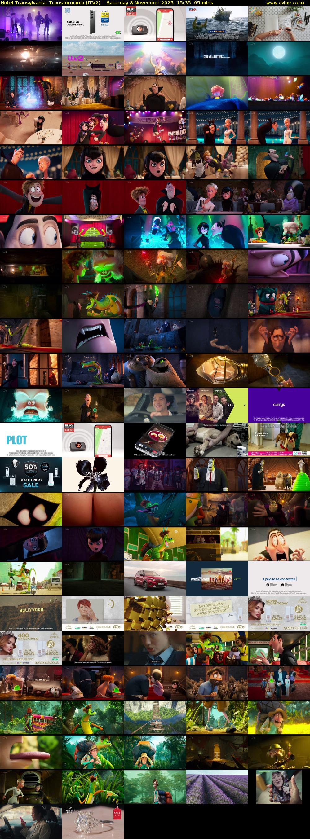 Hotel Transylvania: Transformania (ITV2) Saturday 8 November 2025 15:35 - 16:40