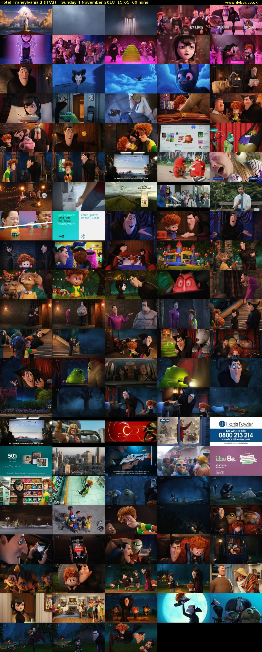 Hotel Transylvania 2 (ITV2) Sunday 4 November 2018 15:05 - 16:05