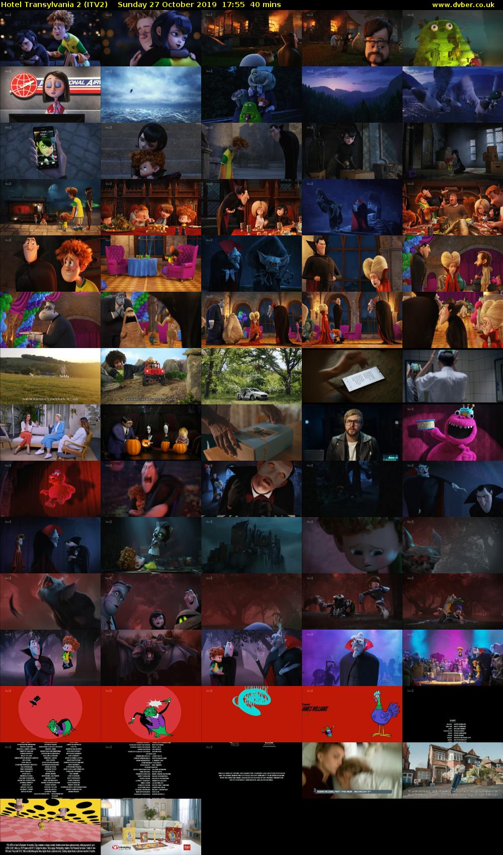 Hotel Transylvania 2 (ITV2) Sunday 27 October 2019 17:55 - 18:35