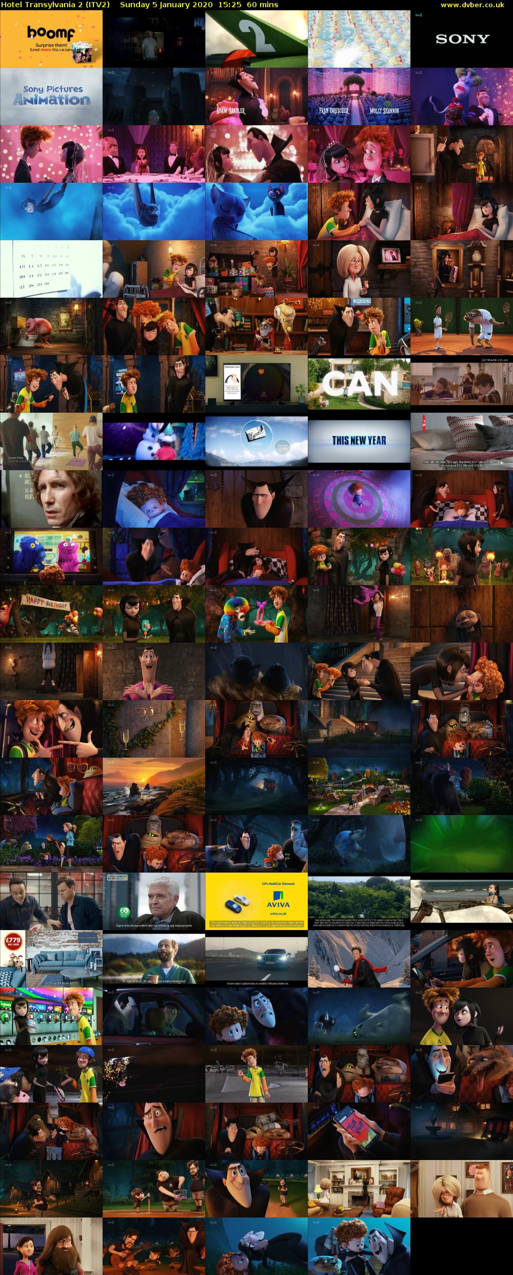 Hotel Transylvania 2 (ITV2) Sunday 5 January 2020 15:25 - 16:25