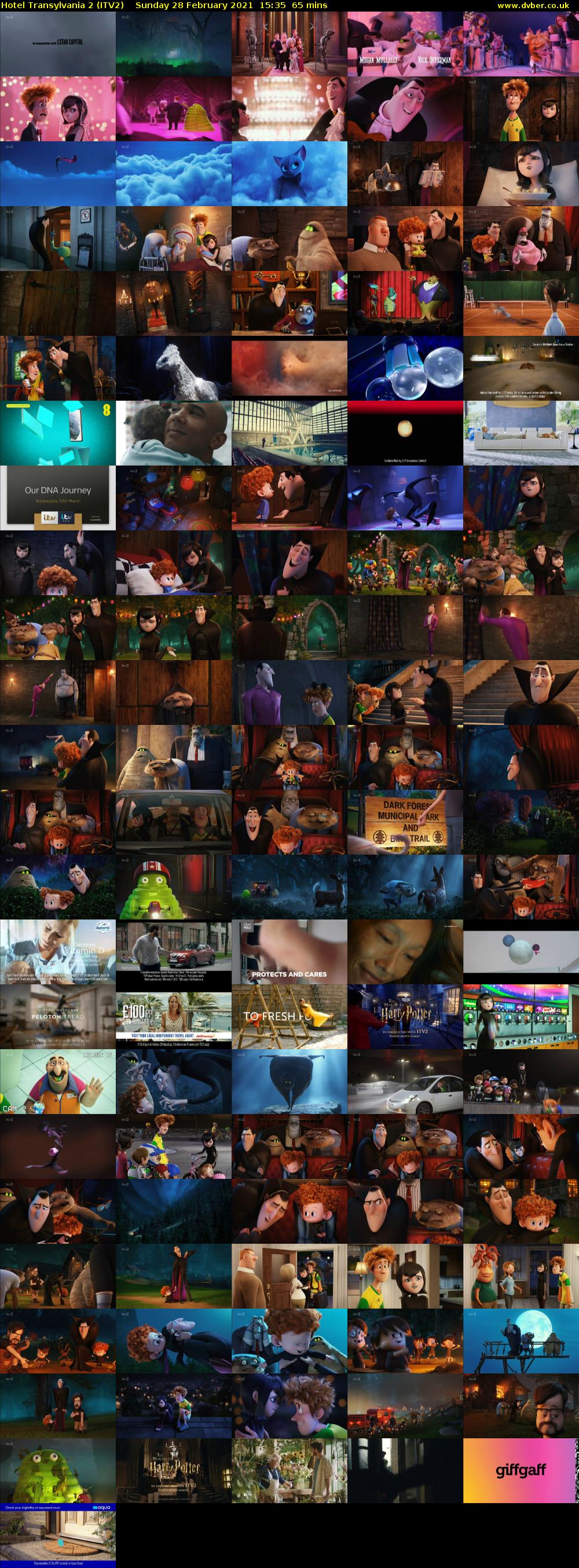 Hotel Transylvania 2 (ITV2) Sunday 28 February 2021 15:35 - 16:40