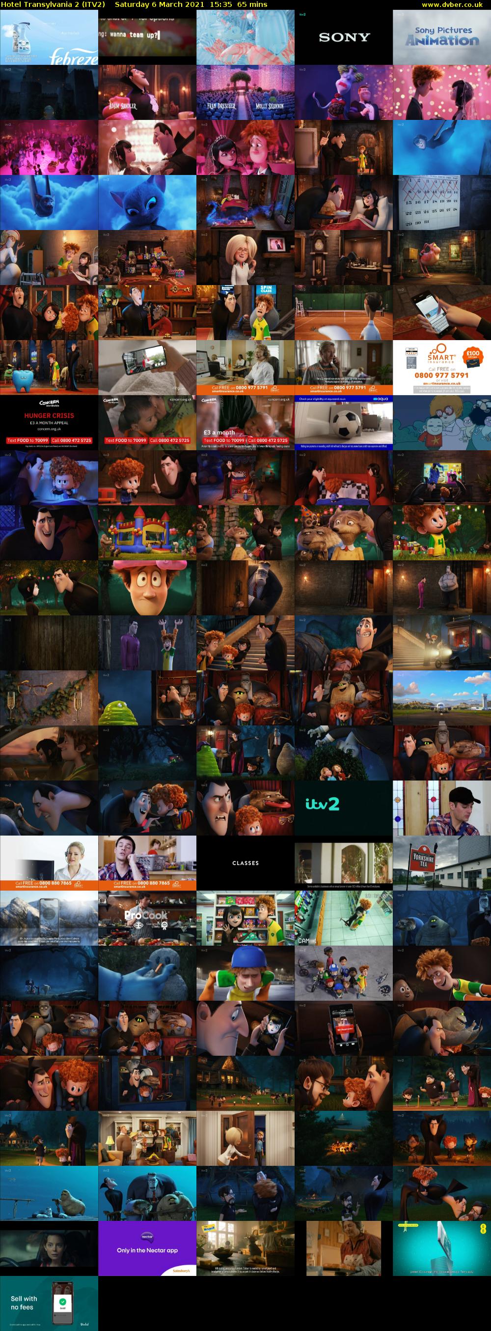 Hotel Transylvania 2 (ITV2) Saturday 6 March 2021 15:35 - 16:40