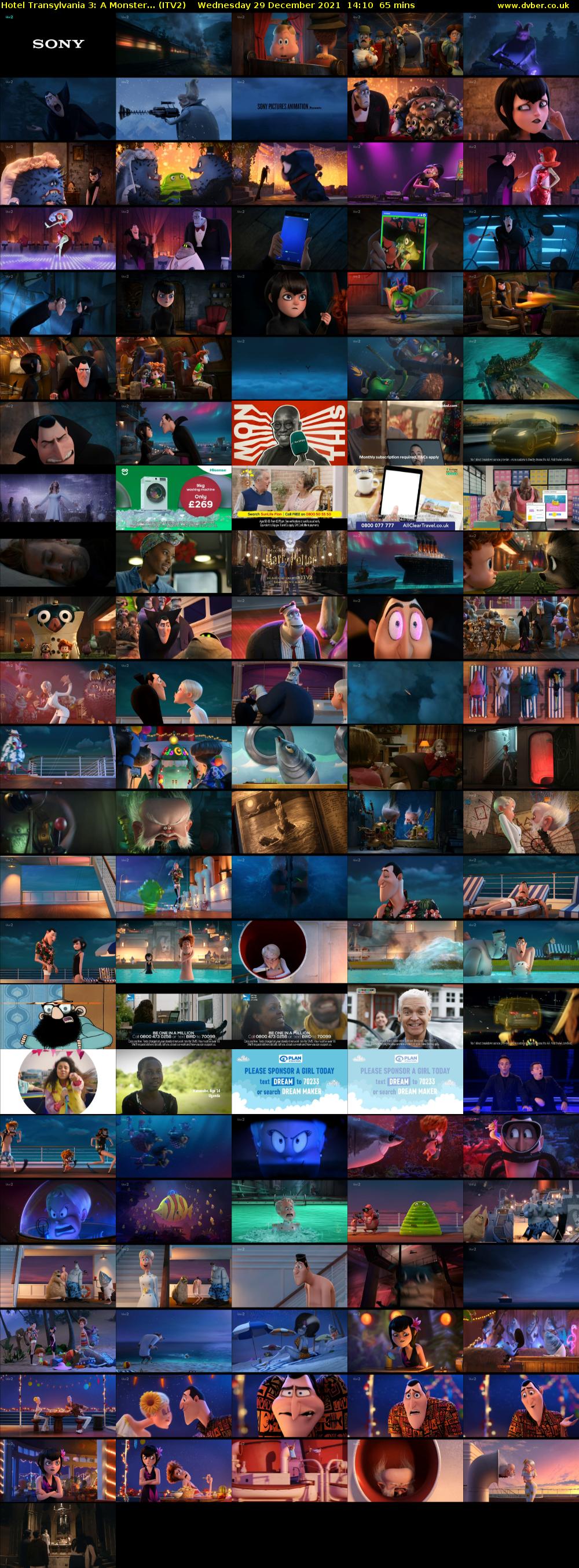 Hotel Transylvania 3: A Monster... (ITV2) Wednesday 29 December 2021 14:10 - 15:15