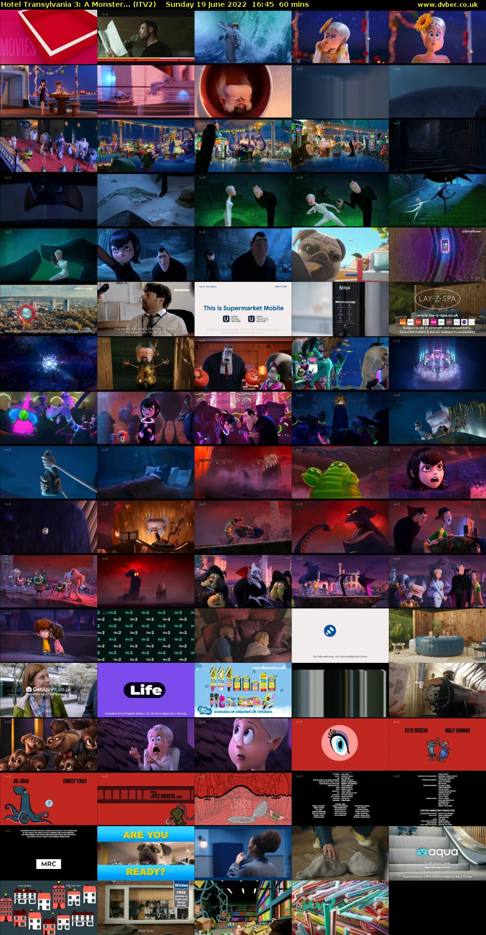 Hotel Transylvania 3: A Monster... (ITV2) Sunday 19 June 2022 16:45 - 17:45