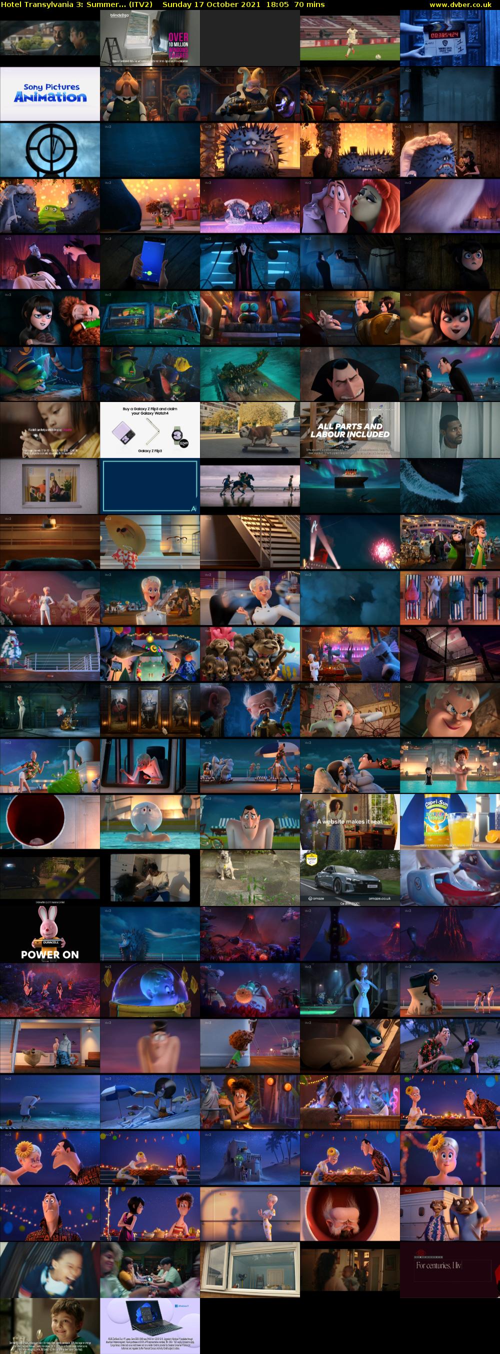 Hotel Transylvania 3: Summer... (ITV2) Sunday 17 October 2021 18:05 - 19:15