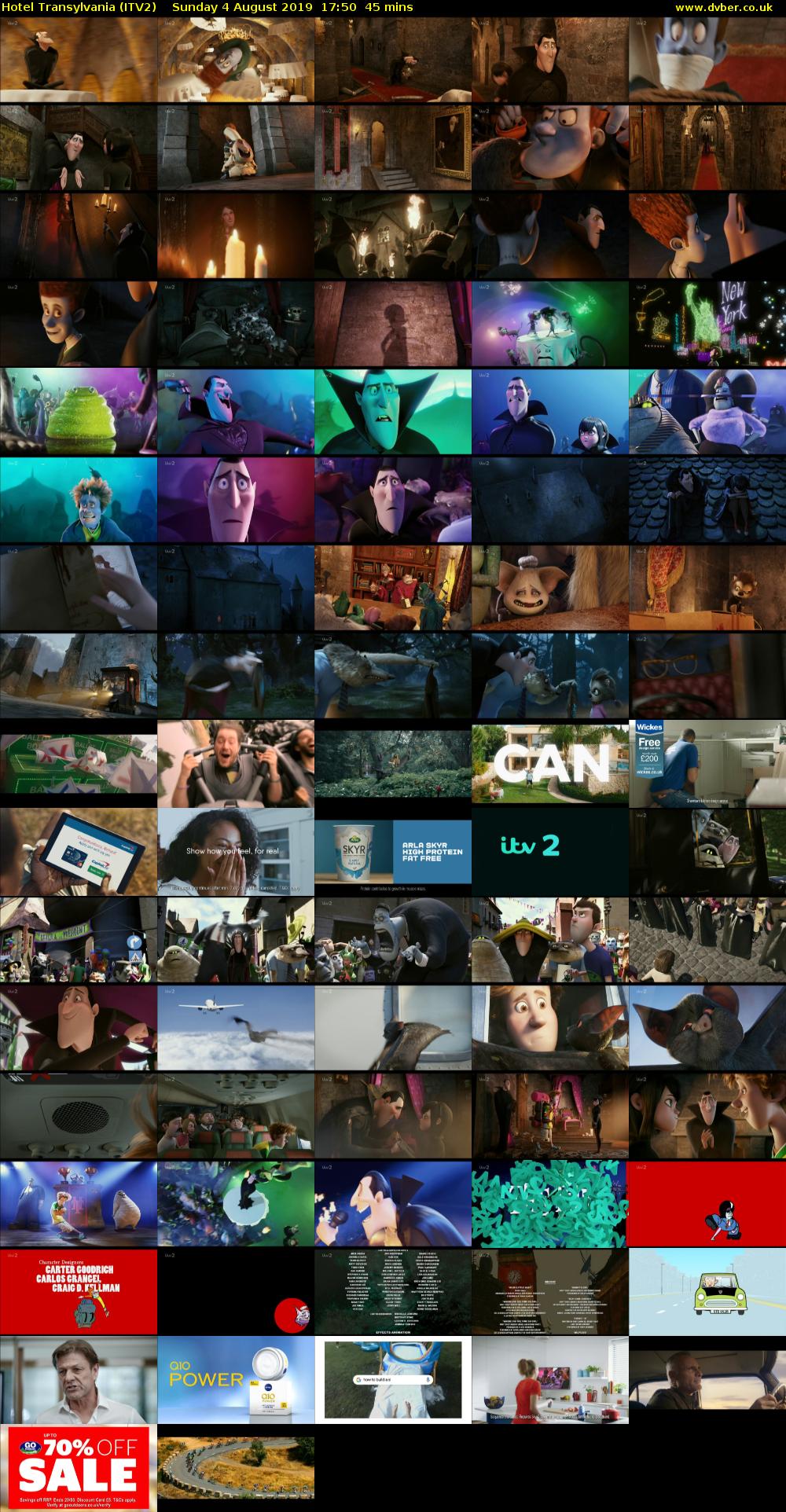 Hotel Transylvania (ITV2) Sunday 4 August 2019 17:50 - 18:35