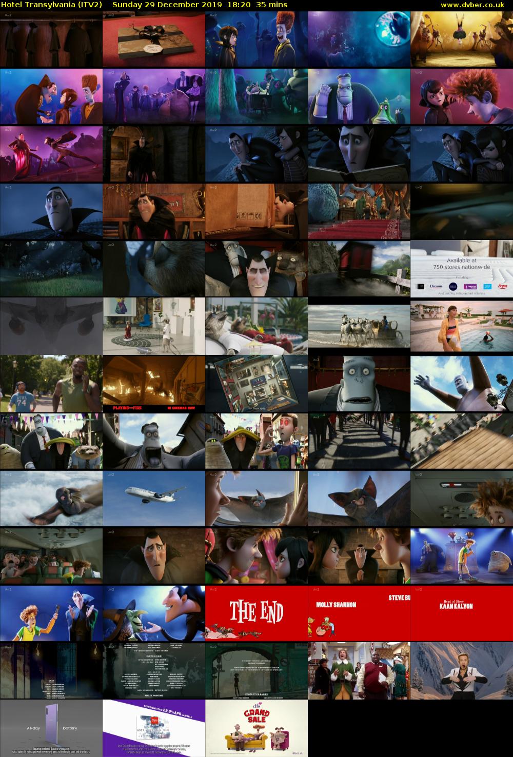 Hotel Transylvania (ITV2) Sunday 29 December 2019 18:20 - 18:55