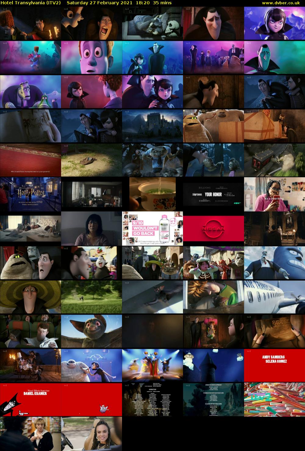 Hotel Transylvania (ITV2) Saturday 27 February 2021 18:20 - 18:55