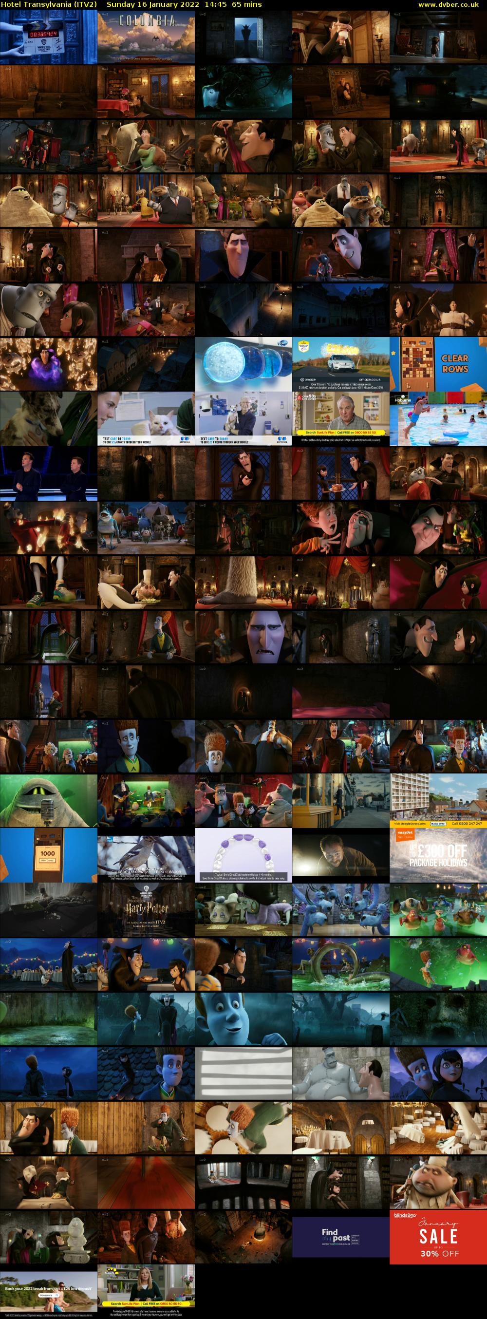 Hotel Transylvania (ITV2) Sunday 16 January 2022 14:45 - 15:50