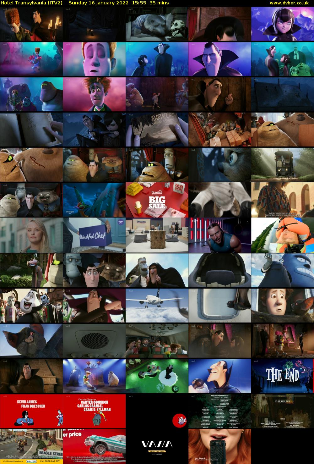 Hotel Transylvania (ITV2) Sunday 16 January 2022 15:55 - 16:30
