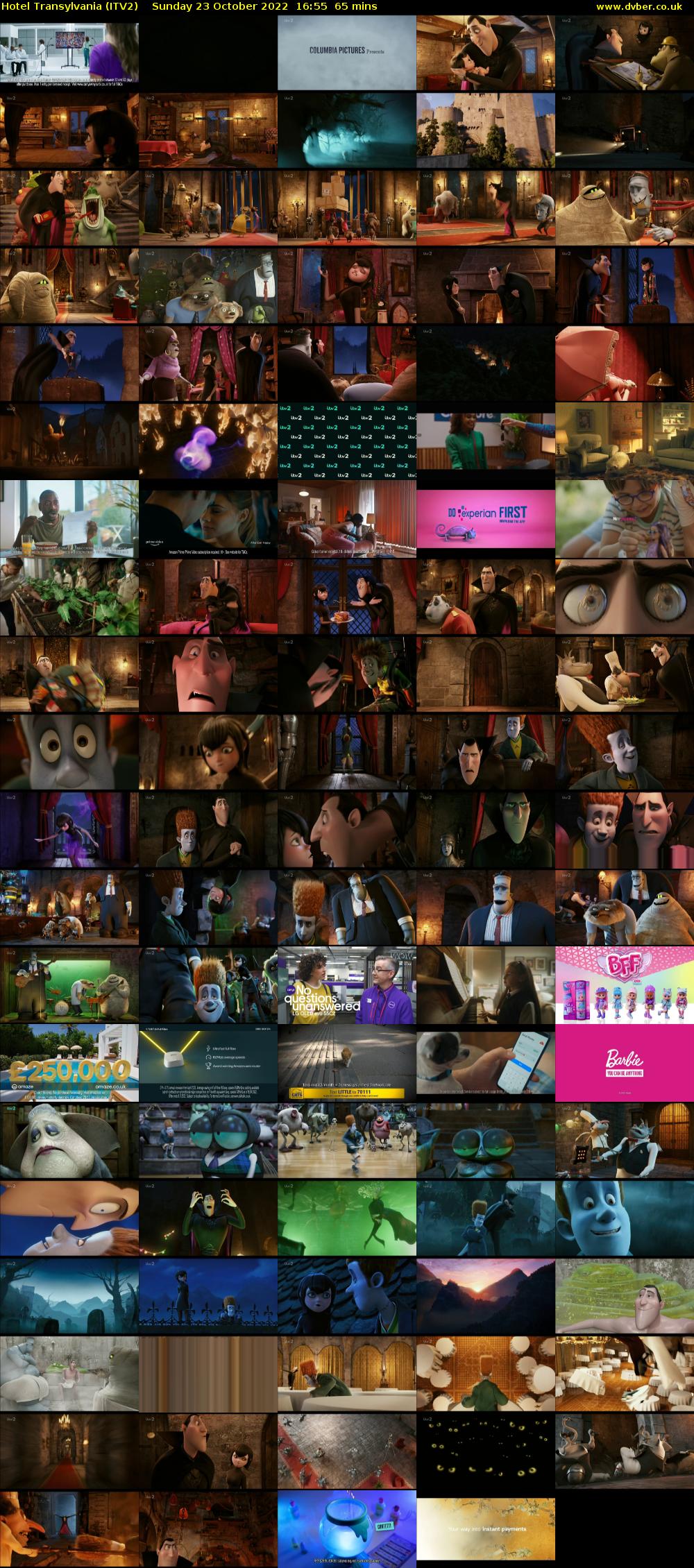 Hotel Transylvania (ITV2) Sunday 23 October 2022 16:55 - 18:00