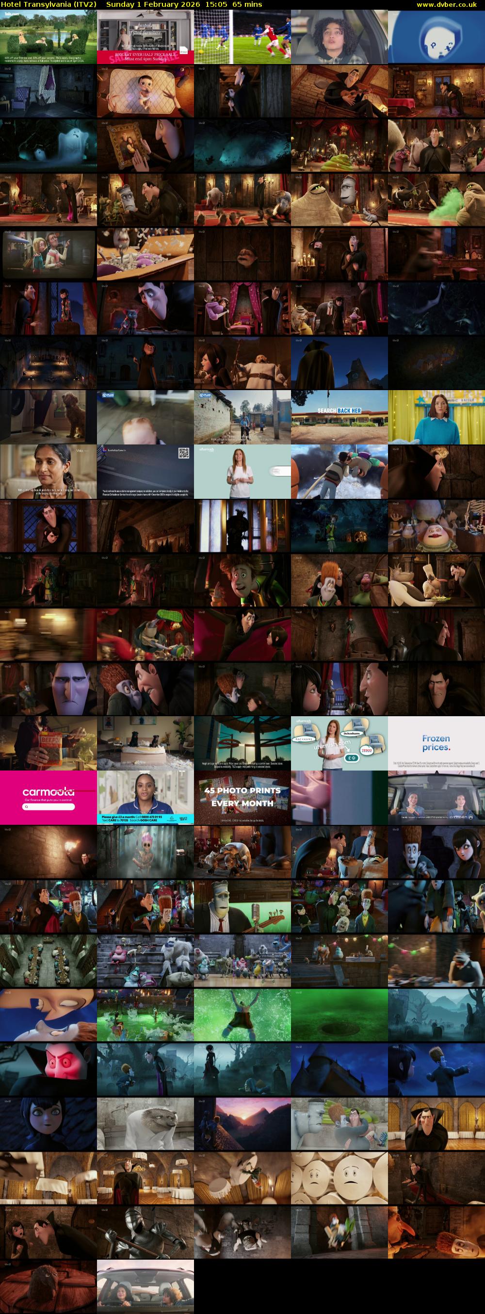 Hotel Transylvania (ITV2) Sunday 1 February 2026 15:05 - 16:10