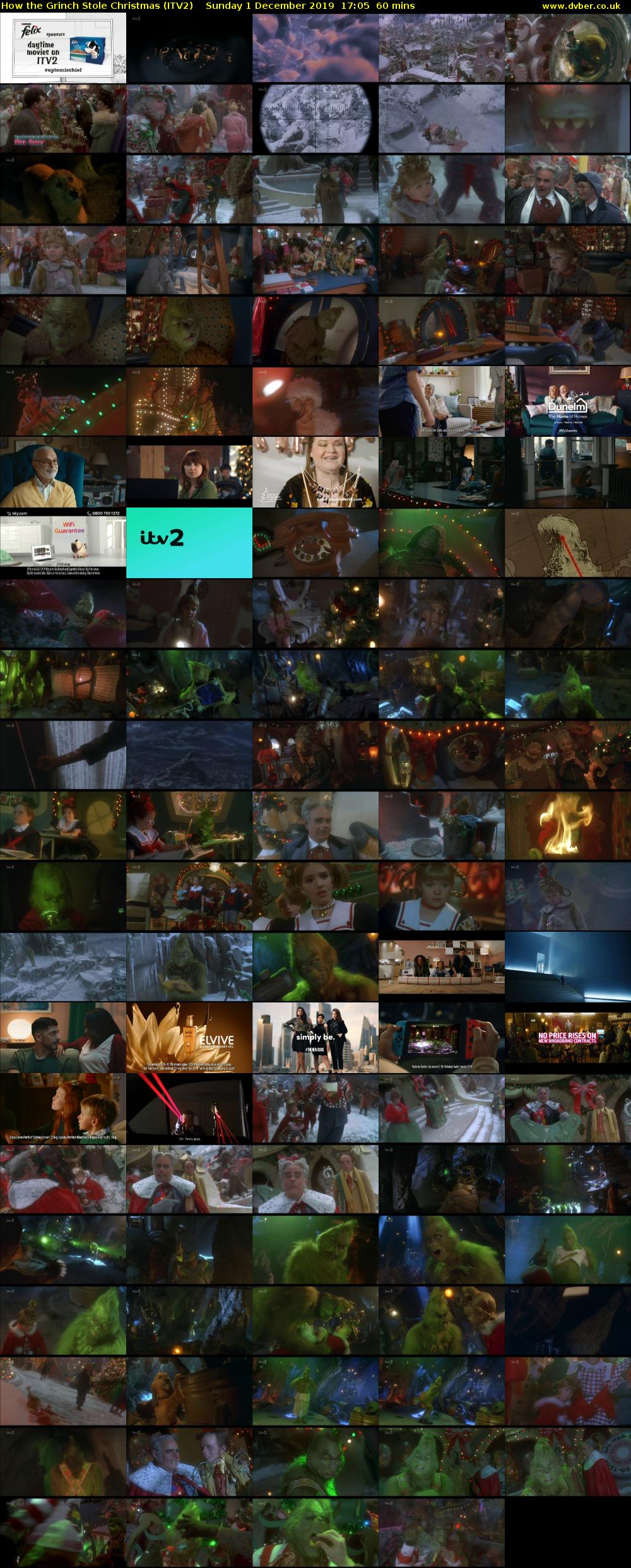 How the Grinch Stole Christmas (ITV2) Sunday 1 December 2019 17:05 - 18:05