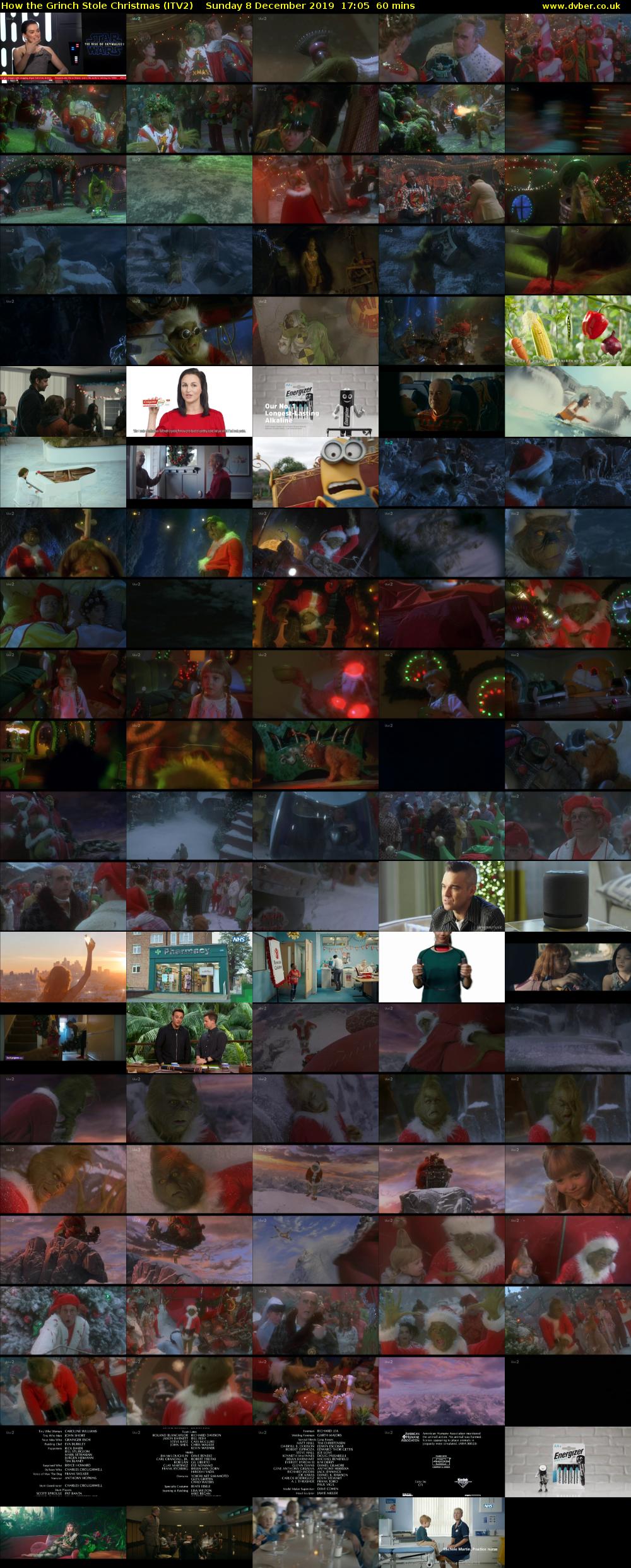 How the Grinch Stole Christmas (ITV2) Sunday 8 December 2019 17:05 - 18:05