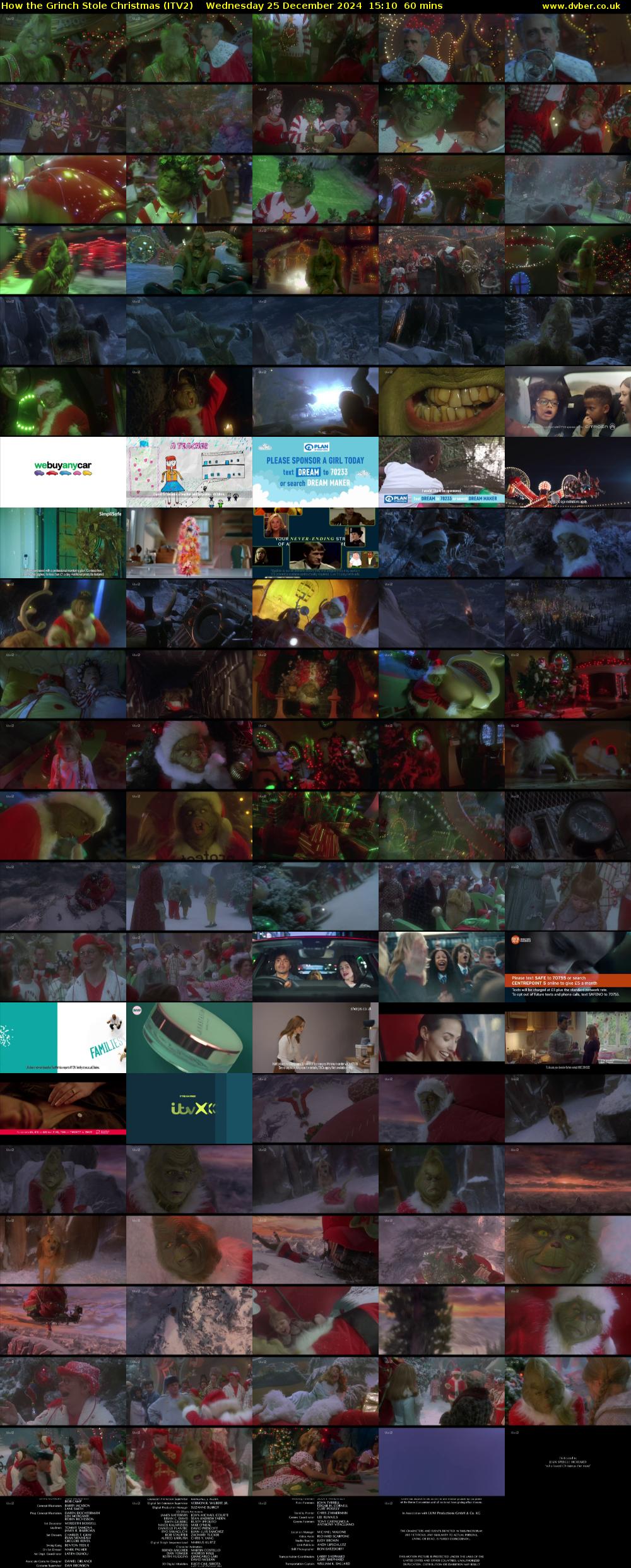How the Grinch Stole Christmas (ITV2) Wednesday 25 December 2024 15:10 - 16:10