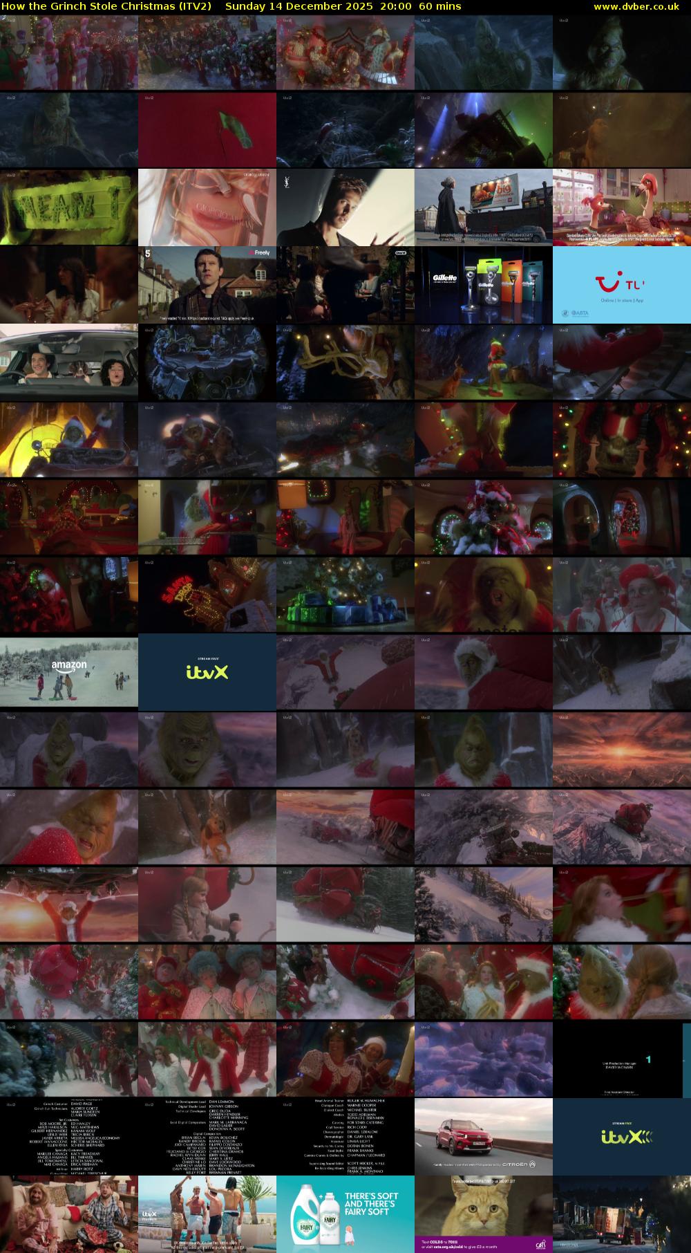 How the Grinch Stole Christmas (ITV2) Sunday 14 December 2025 20:00 - 21:00