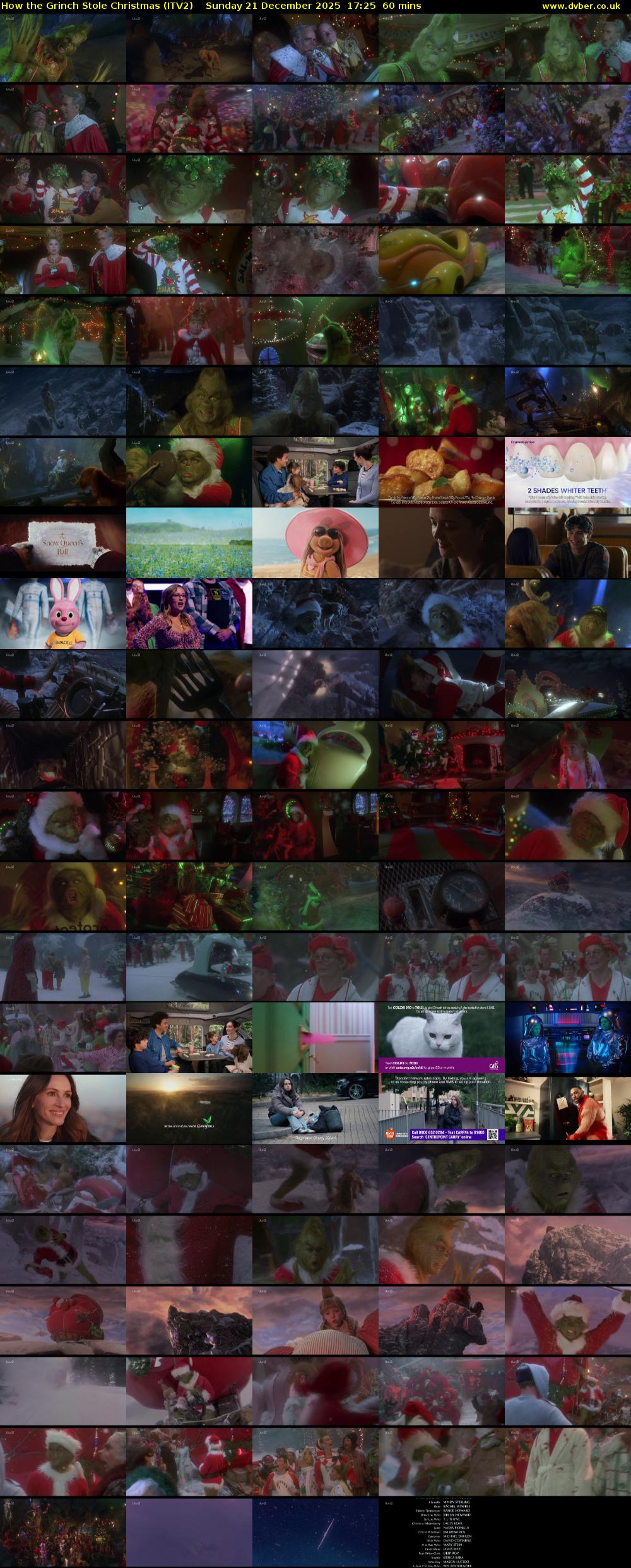 How the Grinch Stole Christmas (ITV2) Sunday 21 December 2025 17:25 - 18:25