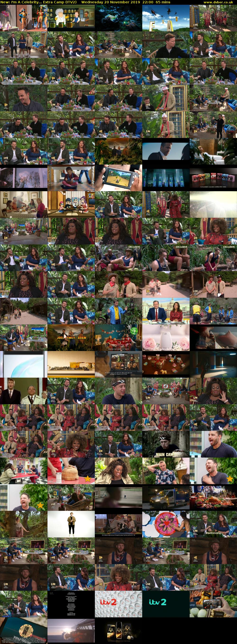 I'm A Celebrity... Extra Camp (ITV2) Wednesday 20 November 2019 22:00 - 23:05