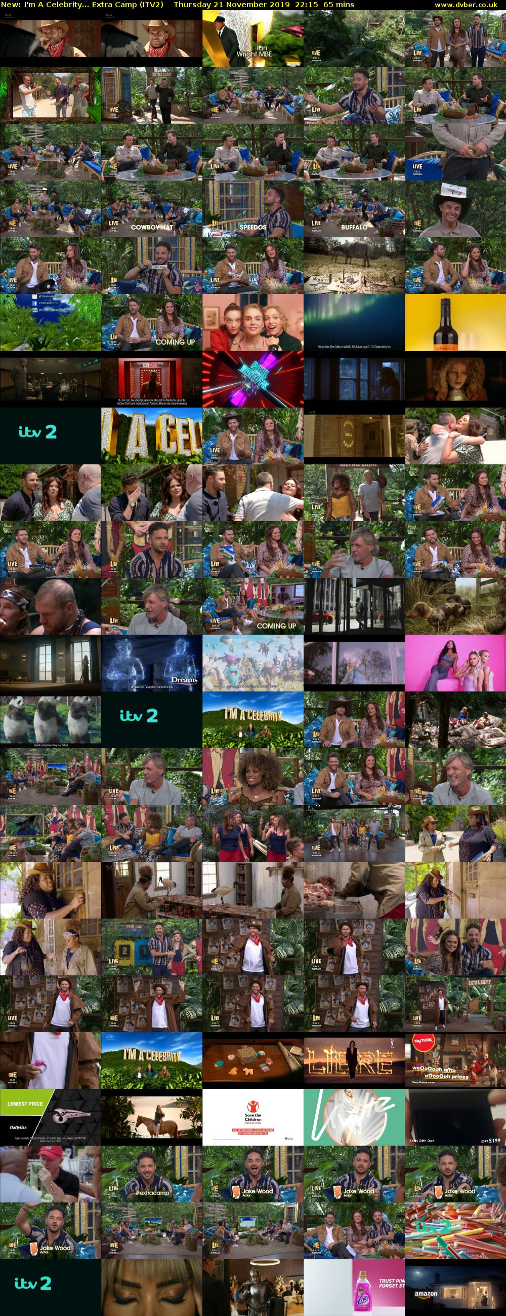 I'm A Celebrity... Extra Camp (ITV2) Thursday 21 November 2019 22:15 - 23:20