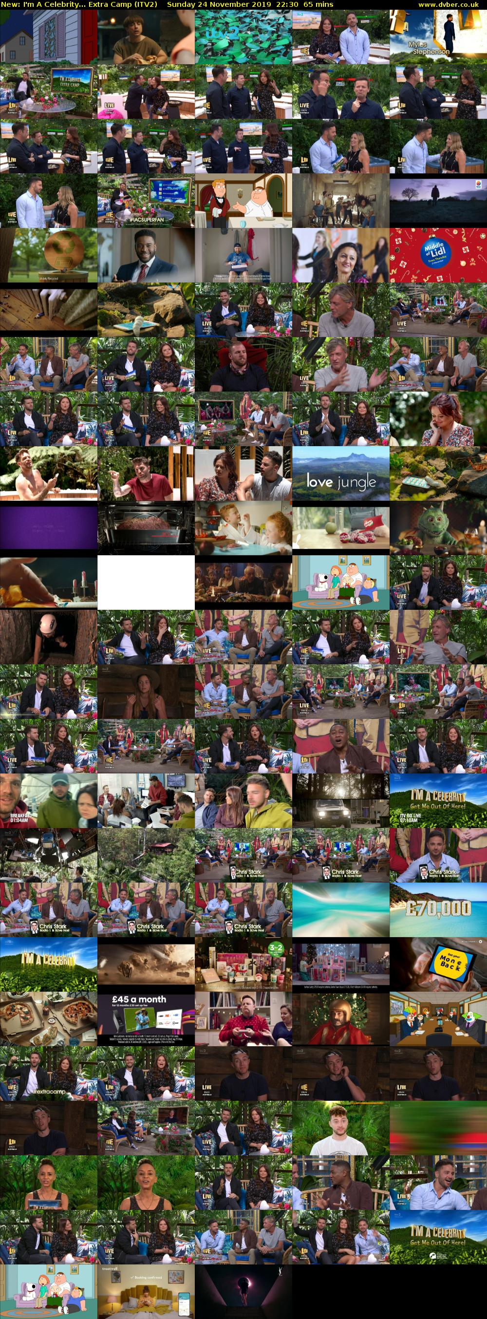I'm A Celebrity... Extra Camp (ITV2) Sunday 24 November 2019 22:30 - 23:35