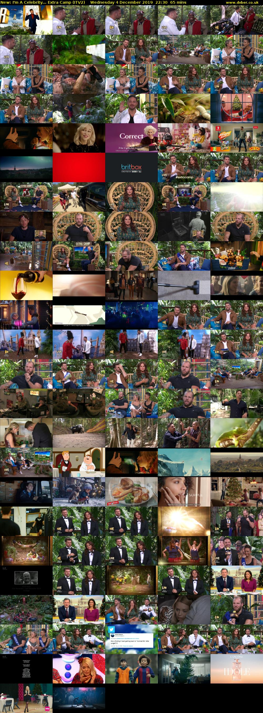 I'm A Celebrity... Extra Camp (ITV2) Wednesday 4 December 2019 22:30 - 23:35