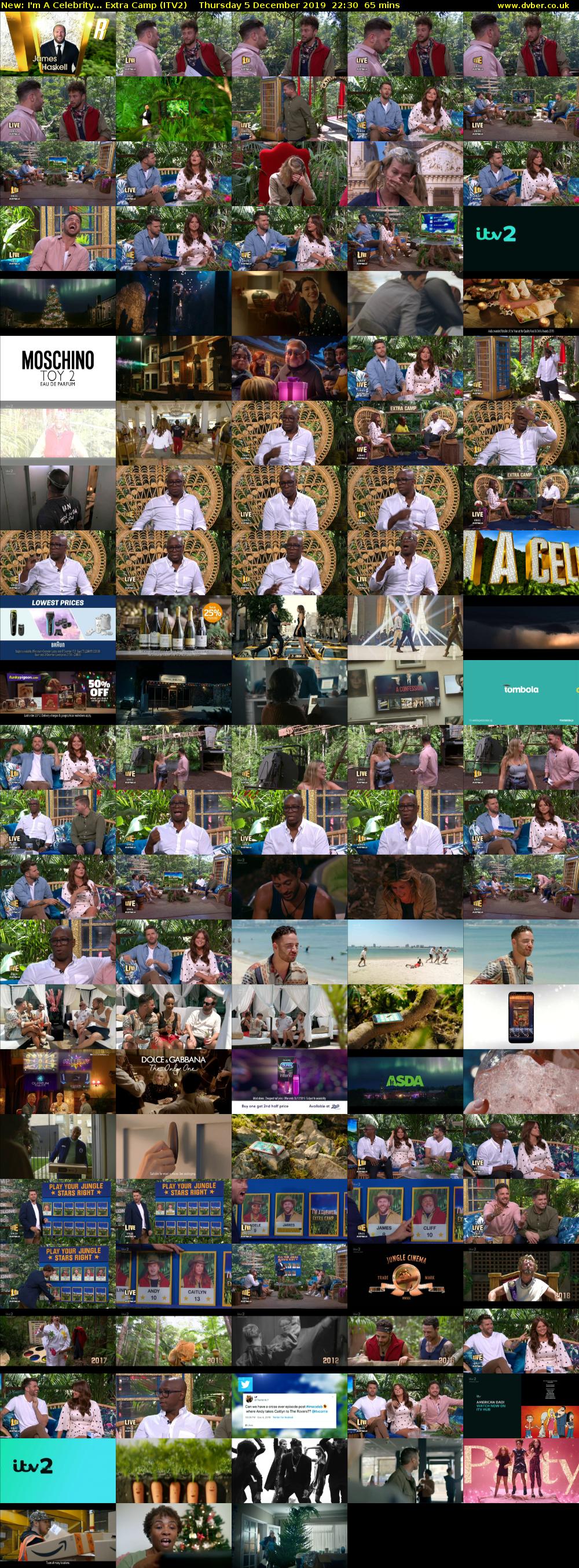 I'm A Celebrity... Extra Camp (ITV2) Thursday 5 December 2019 22:30 - 23:35