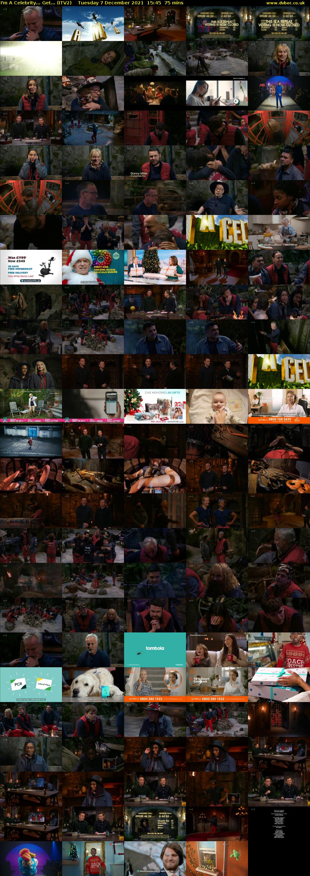 I'm A Celebrity... Get... (ITV2) Tuesday 7 December 2021 15:45 - 17:00