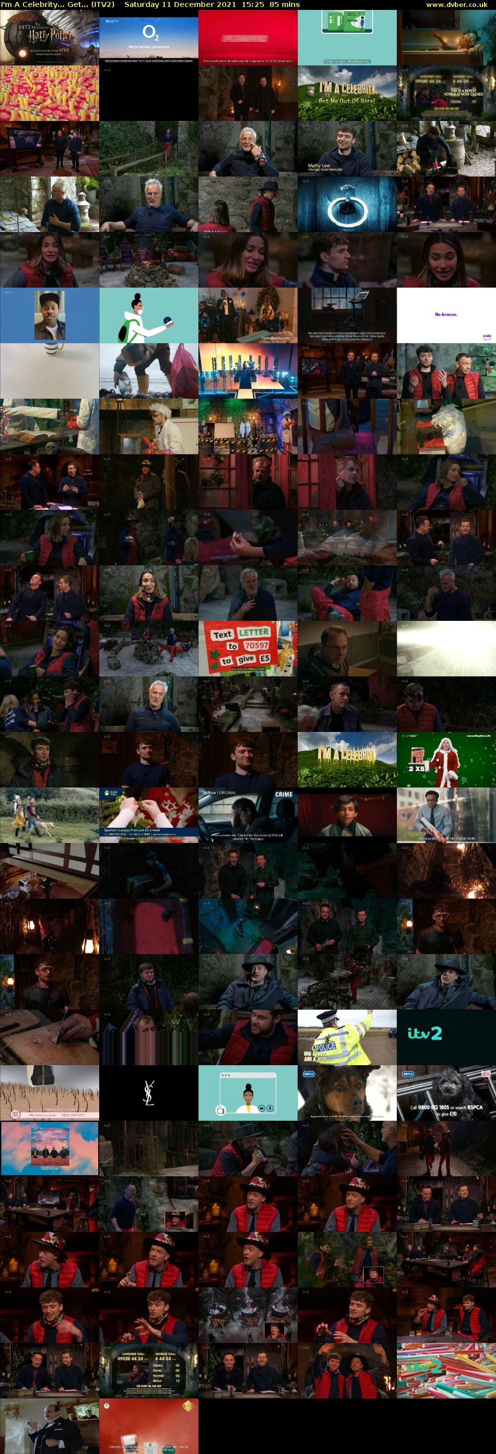 I'm A Celebrity... Get... (ITV2) Saturday 11 December 2021 15:25 - 16:50