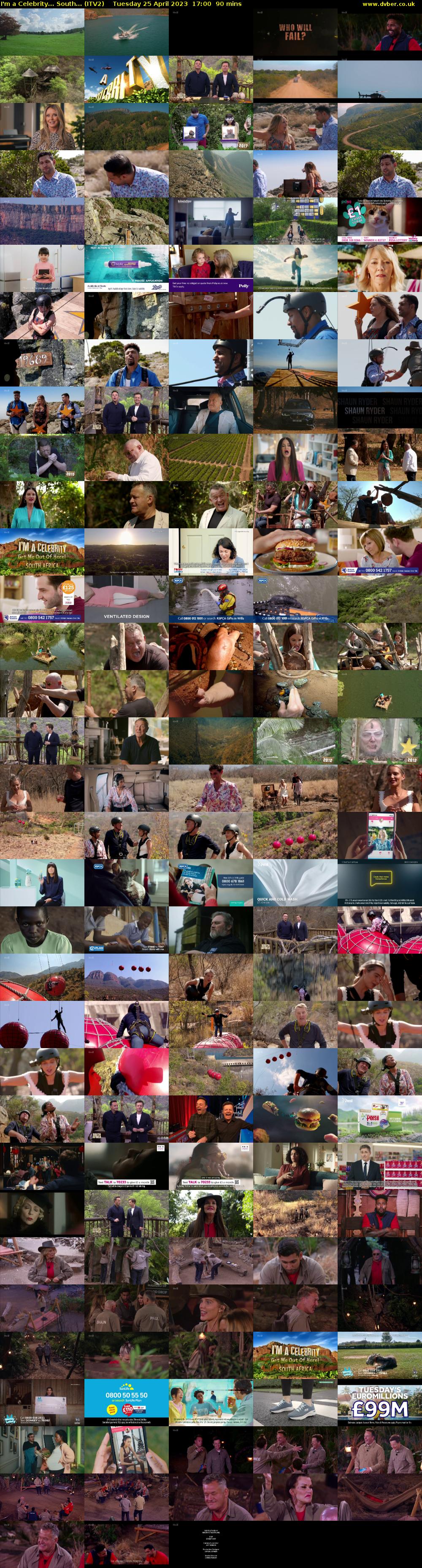 I'm a Celebrity... South... (ITV2) Tuesday 25 April 2023 17:00 - 18:30