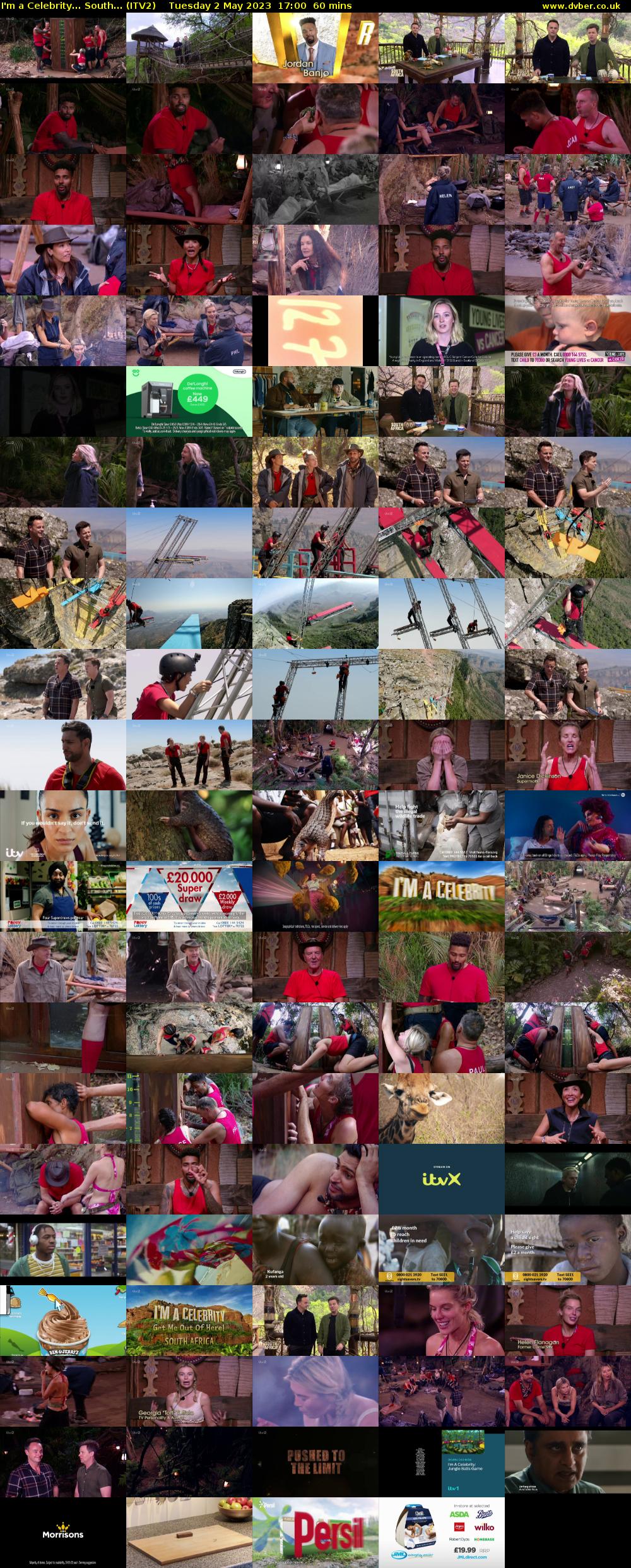 I'm a Celebrity... South... (ITV2) Tuesday 2 May 2023 17:00 - 18:00