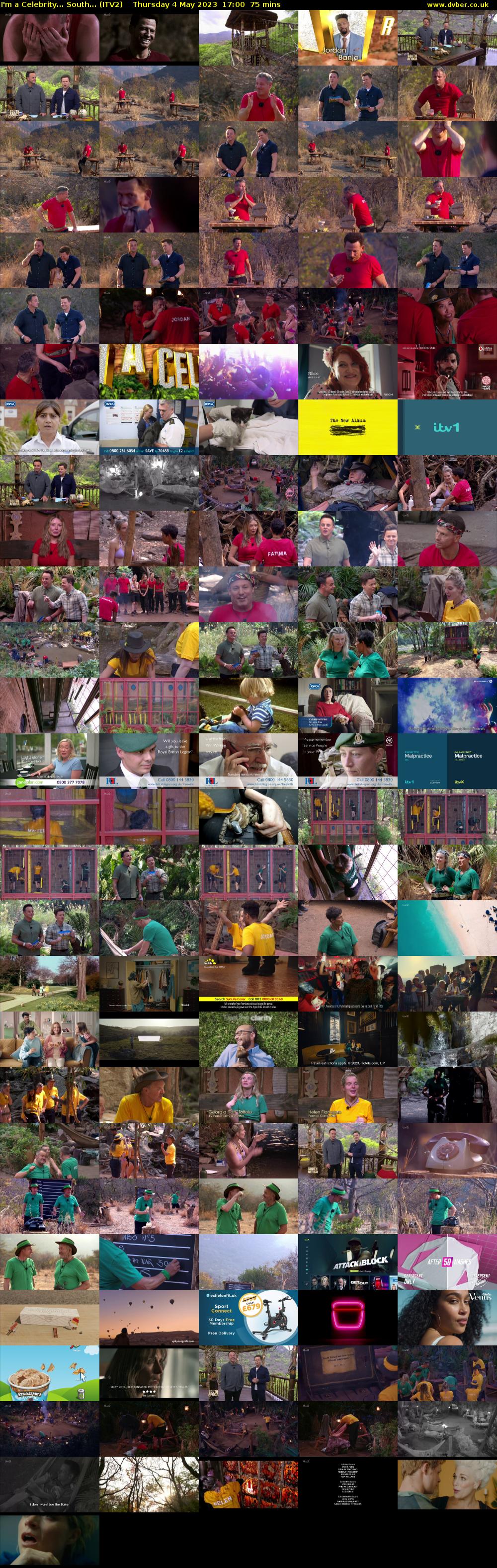 I'm a Celebrity... South... (ITV2) Thursday 4 May 2023 17:00 - 18:15