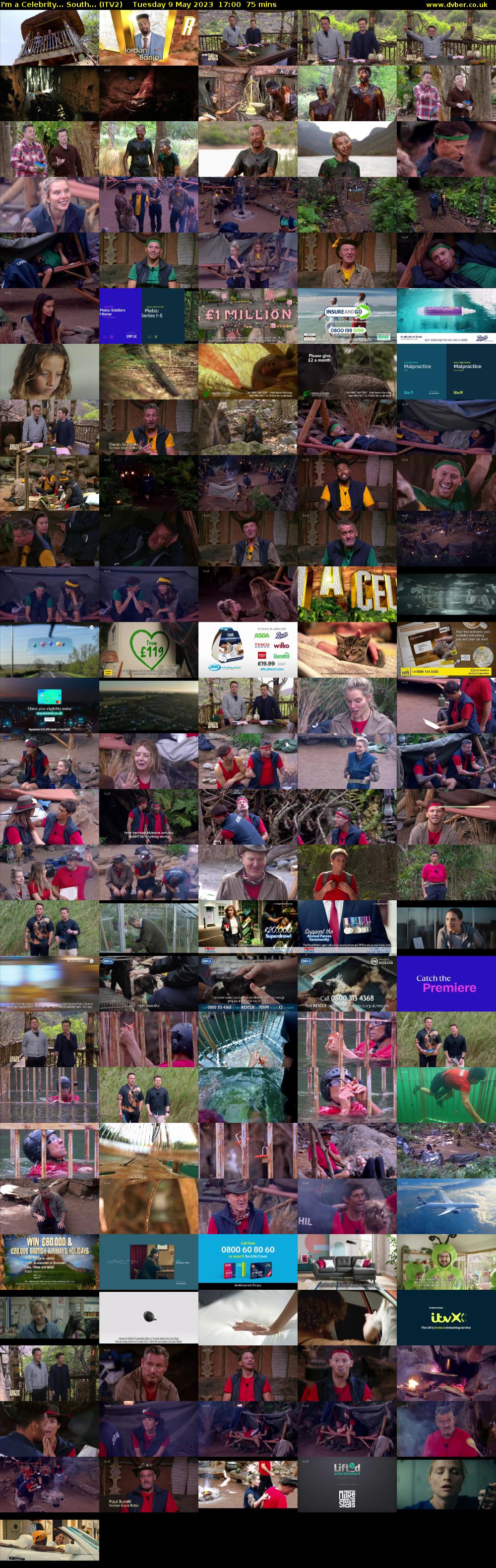 I'm a Celebrity... South... (ITV2) Tuesday 9 May 2023 17:00 - 18:15