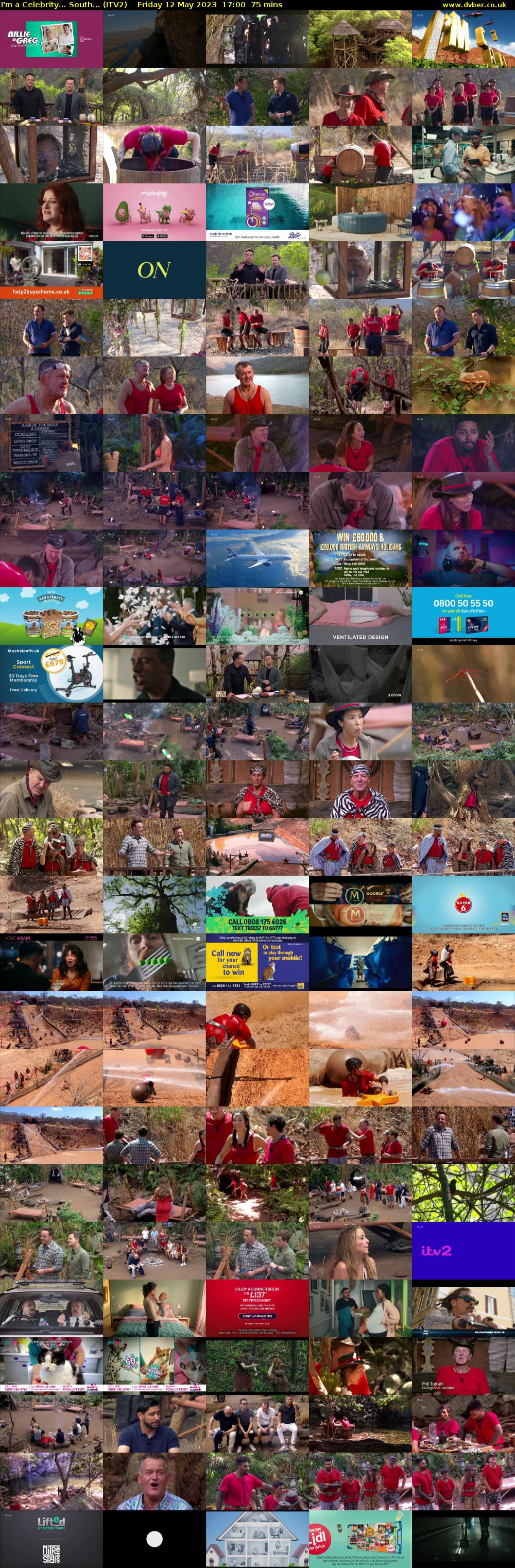 I'm a Celebrity... South... (ITV2) Friday 12 May 2023 17:00 - 18:15