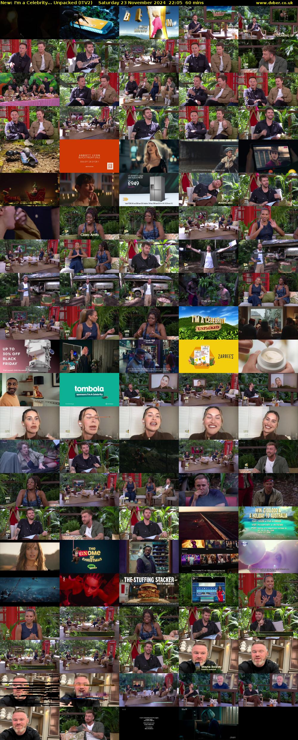 I'm a Celebrity... Unpacked (ITV2) Saturday 23 November 2024 22:05 - 23:05