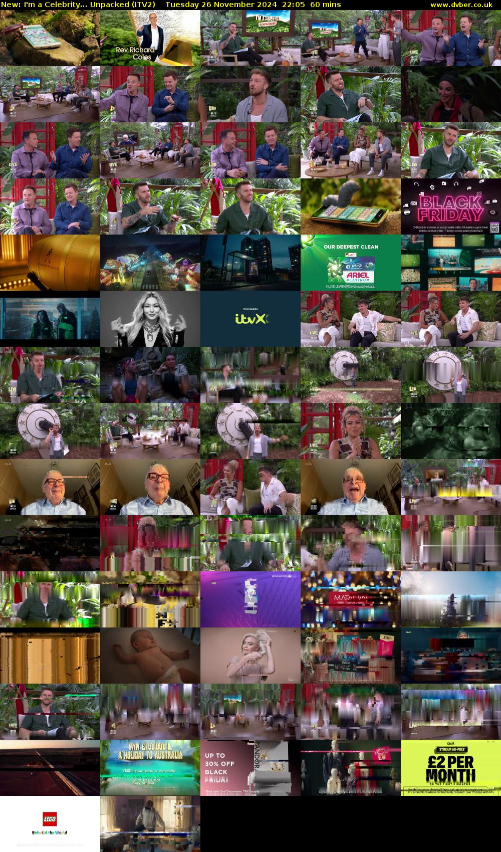 I'm a Celebrity... Unpacked (ITV2) Tuesday 26 November 2024 22:05 - 23:05