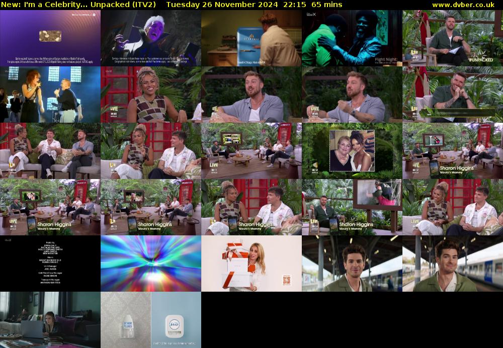 I'm a Celebrity... Unpacked (ITV2) Tuesday 26 November 2024 22:15 - 23:20