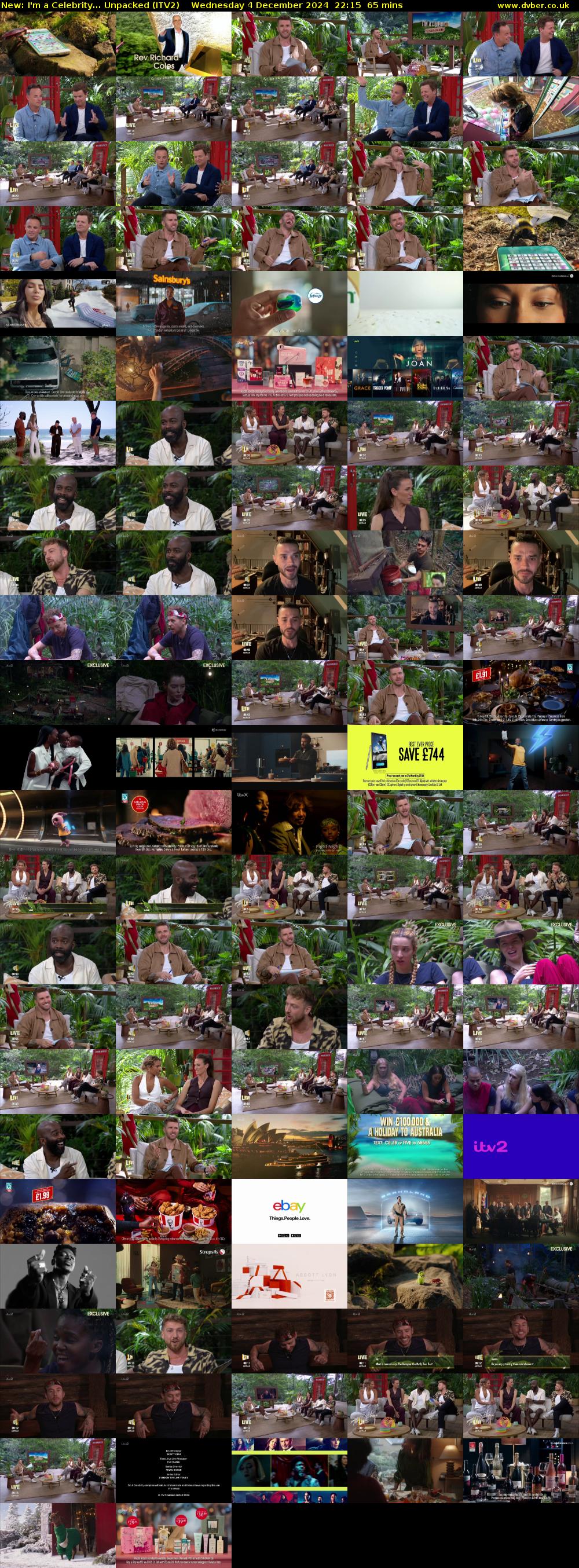 I'm a Celebrity... Unpacked (ITV2) Wednesday 4 December 2024 22:15 - 23:20