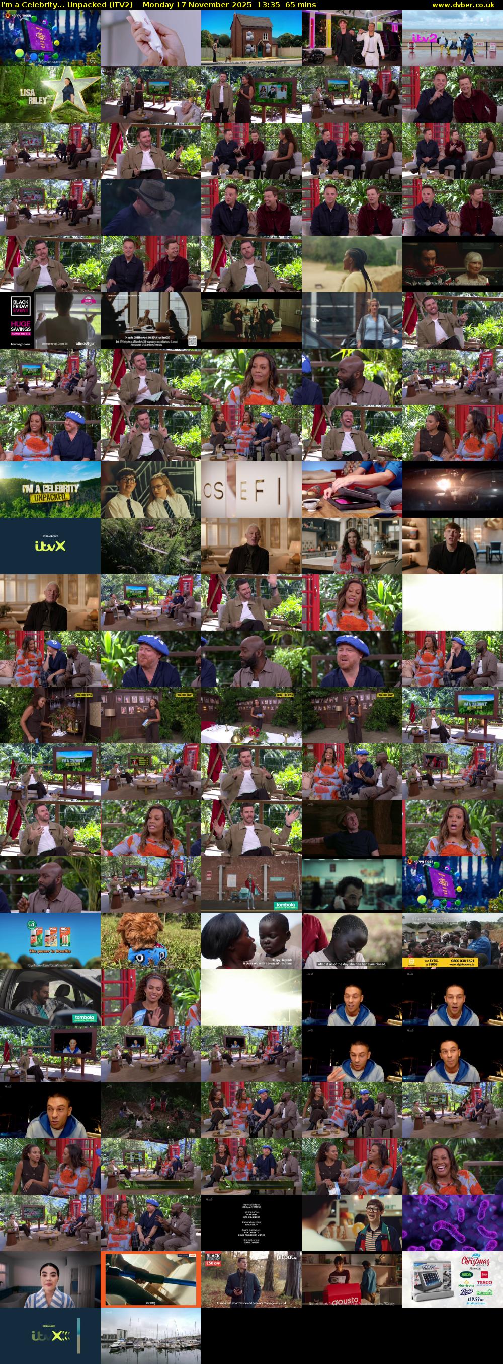 I'm a Celebrity... Unpacked (ITV2) Monday 17 November 2025 13:35 - 14:40