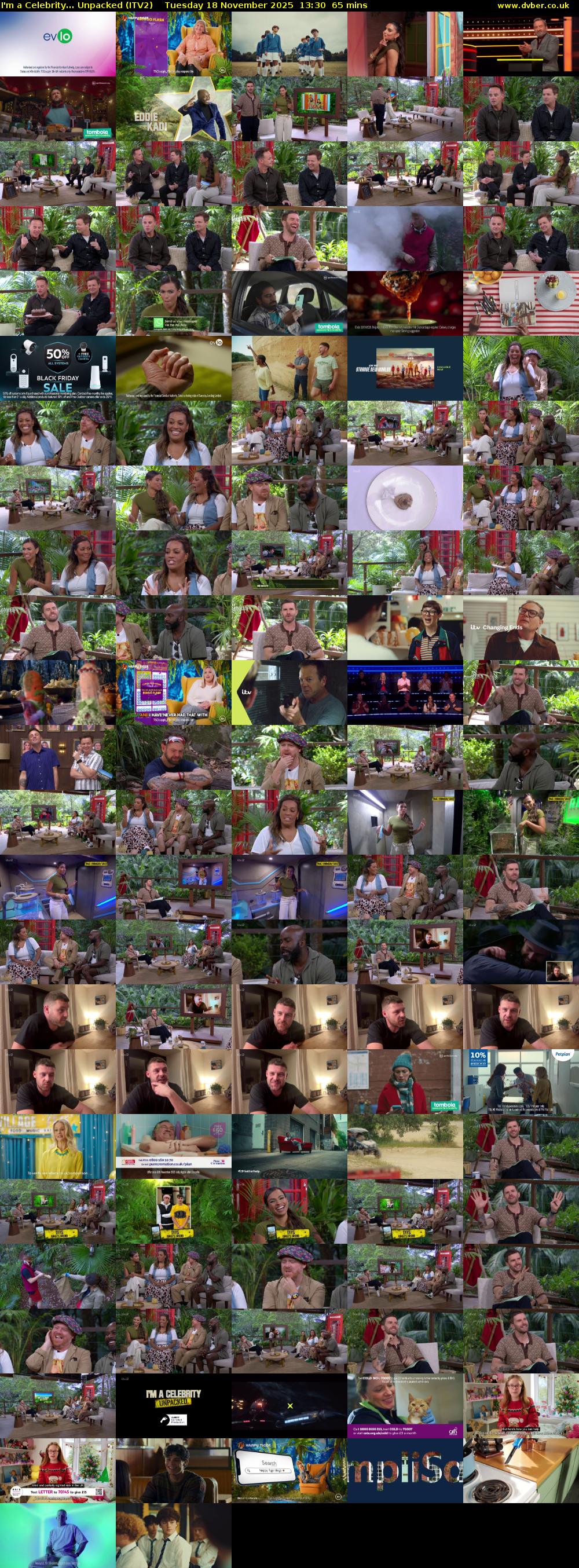 I'm a Celebrity... Unpacked (ITV2) Tuesday 18 November 2025 13:30 - 14:35