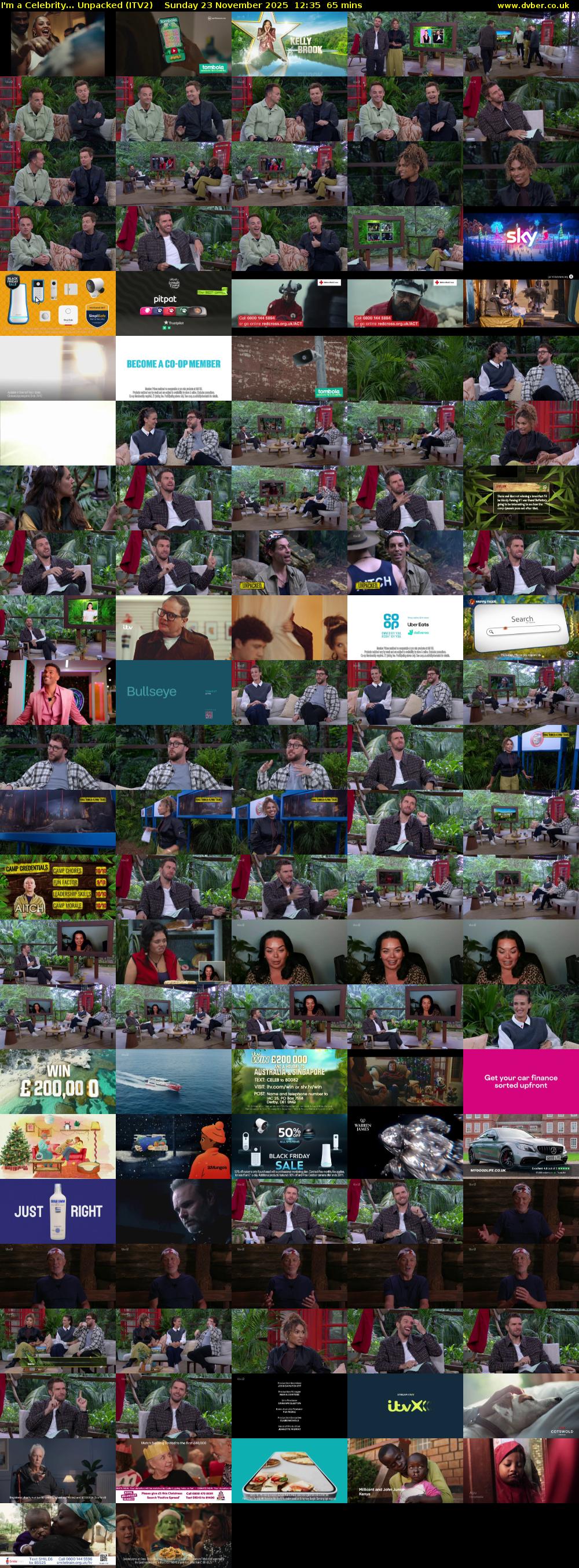 I'm a Celebrity... Unpacked (ITV2) Sunday 23 November 2025 12:35 - 13:40
