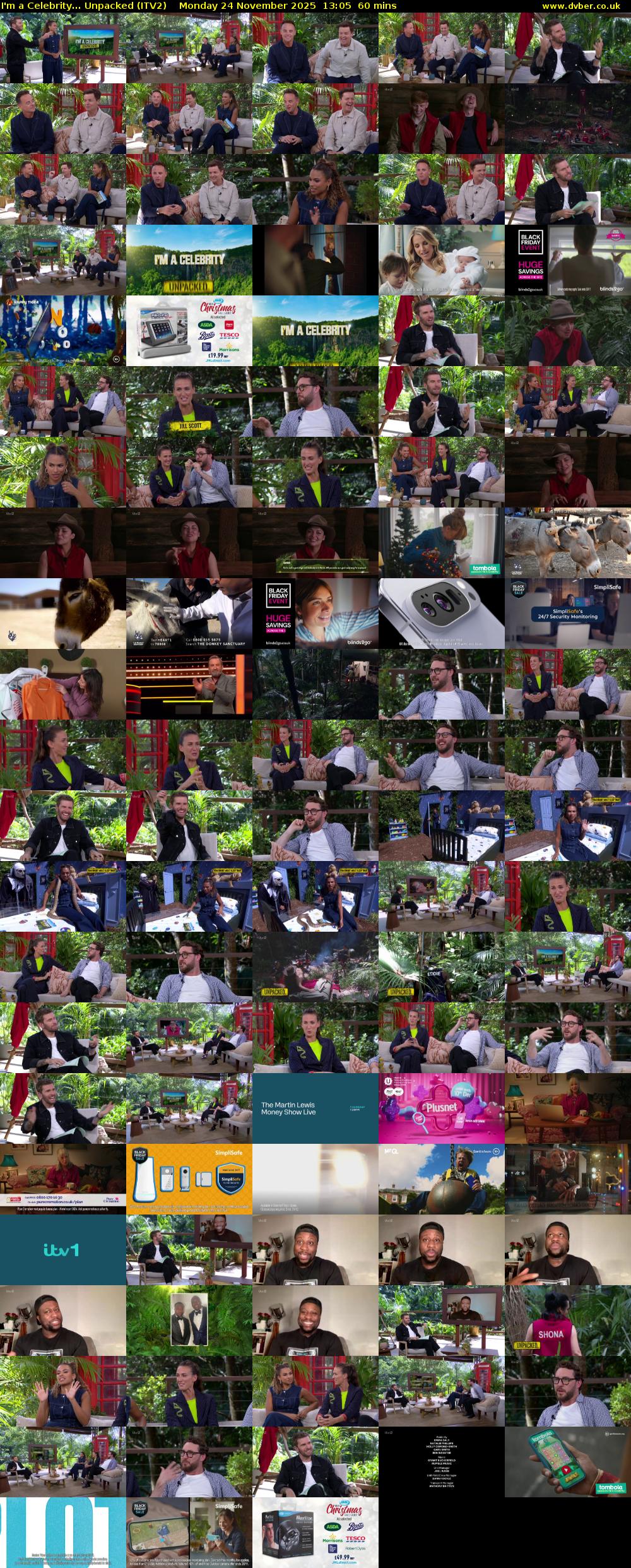 I'm a Celebrity... Unpacked (ITV2) Monday 24 November 2025 13:05 - 14:05