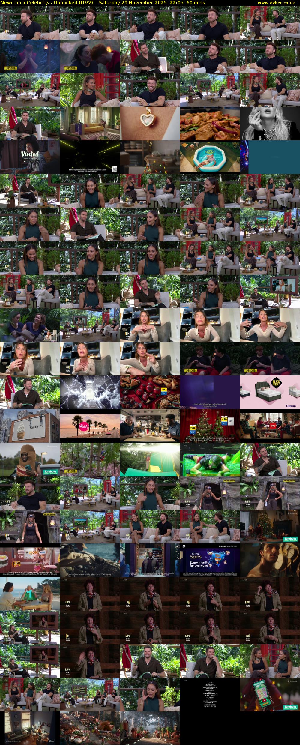 I'm a Celebrity... Unpacked (ITV2) Saturday 29 November 2025 22:05 - 23:05