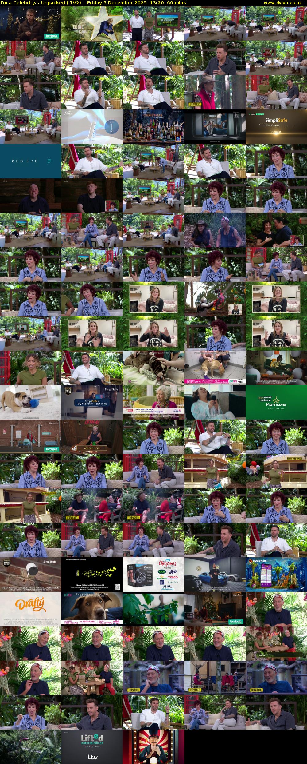 I'm a Celebrity... Unpacked (ITV2) Friday 5 December 2025 13:20 - 14:20