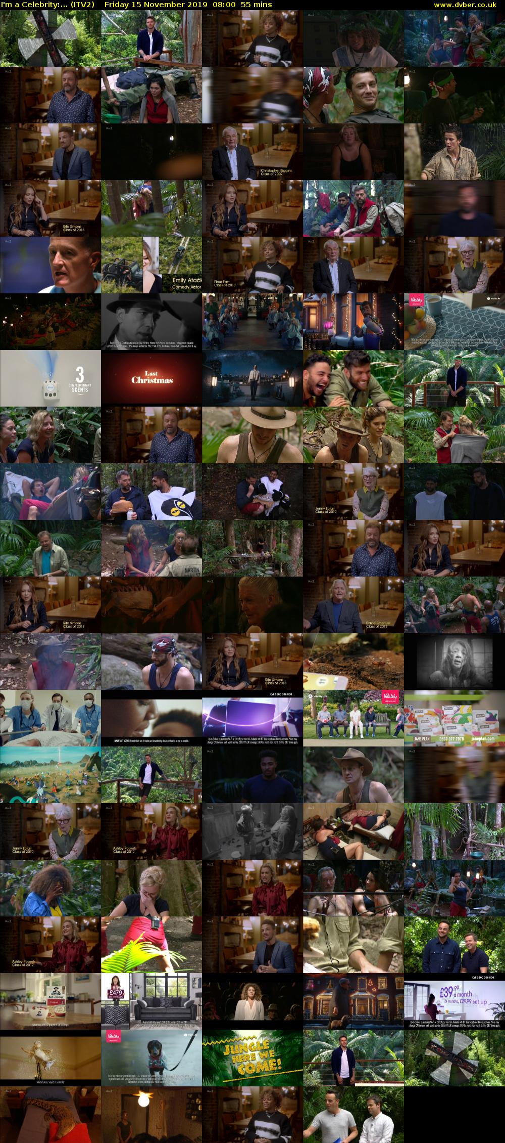 I'm a Celebrity:... (ITV2) Friday 15 November 2019 08:00 - 08:55